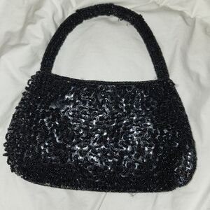 Black Sequin Purse
